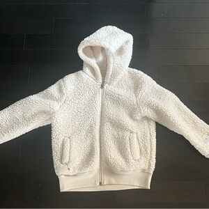 Abercrombie & Fitch Kids White Sherpa Hoodie